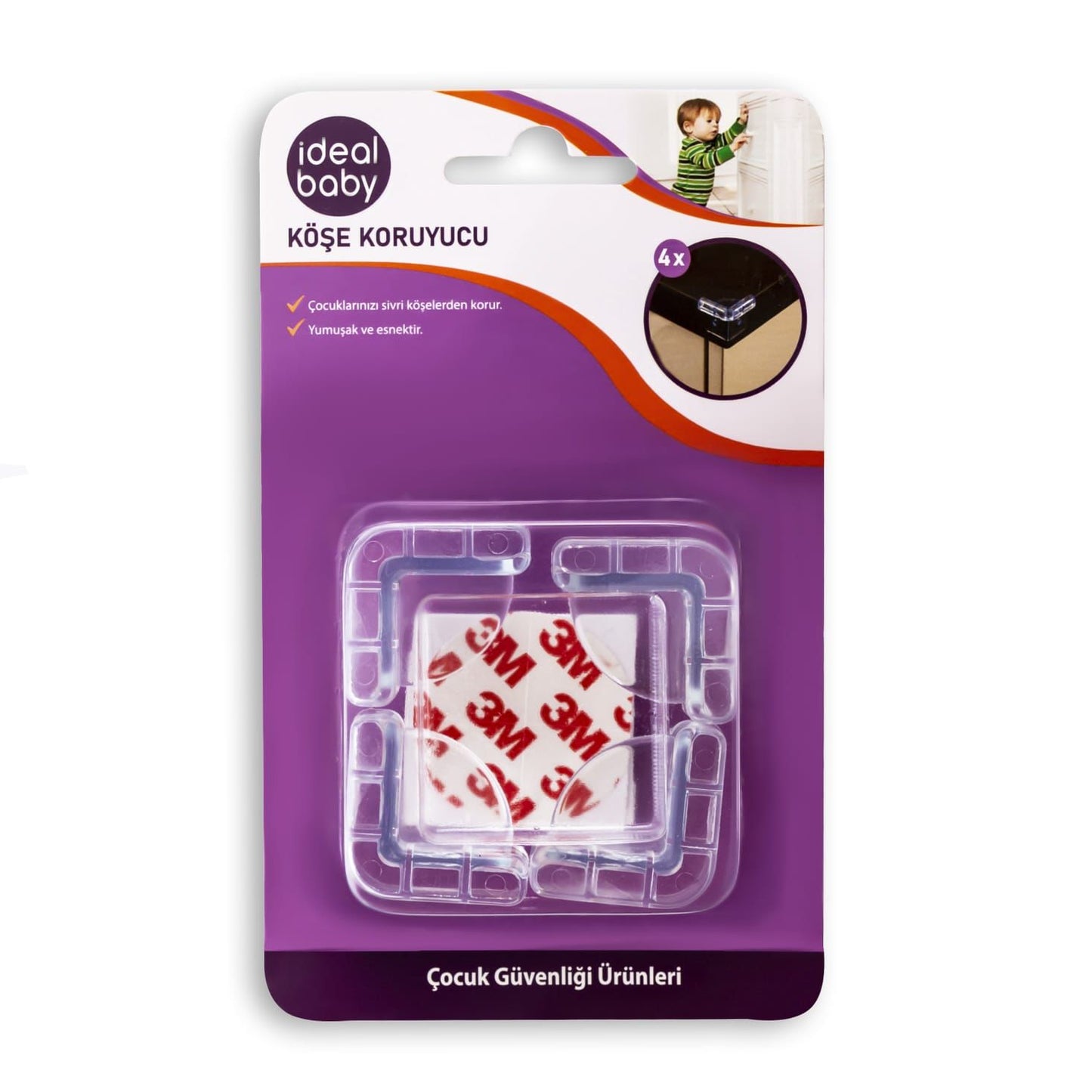 4 x Protections Coin Meuble