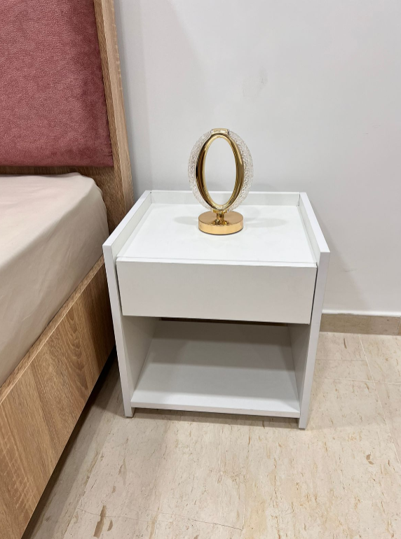 Table de nuit Blanc