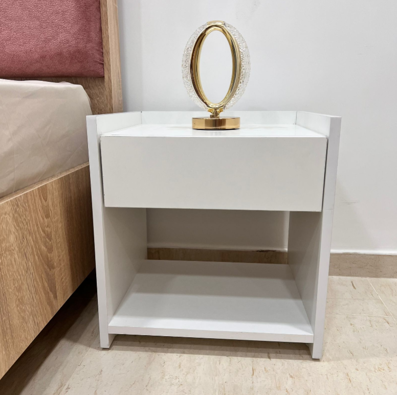 Table de nuit Blanc