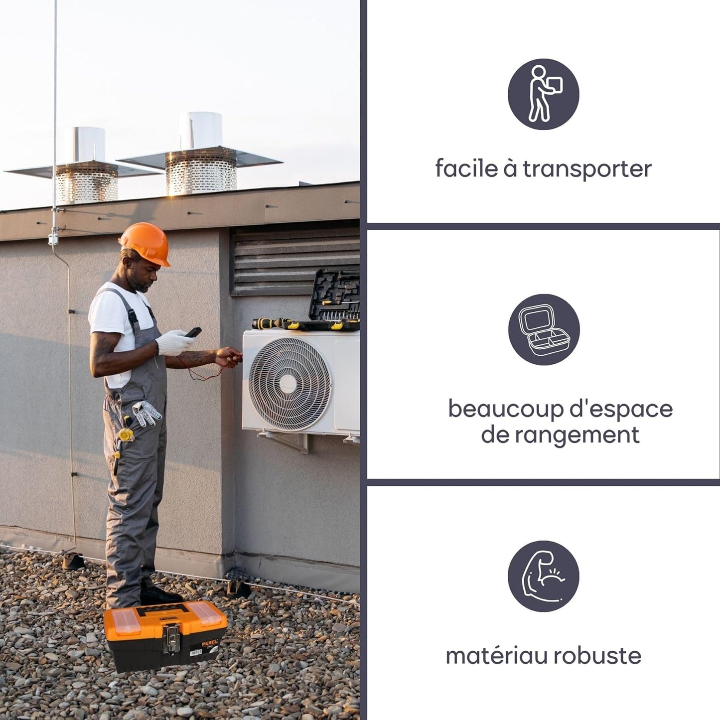 Caisses à outils 13 pouces