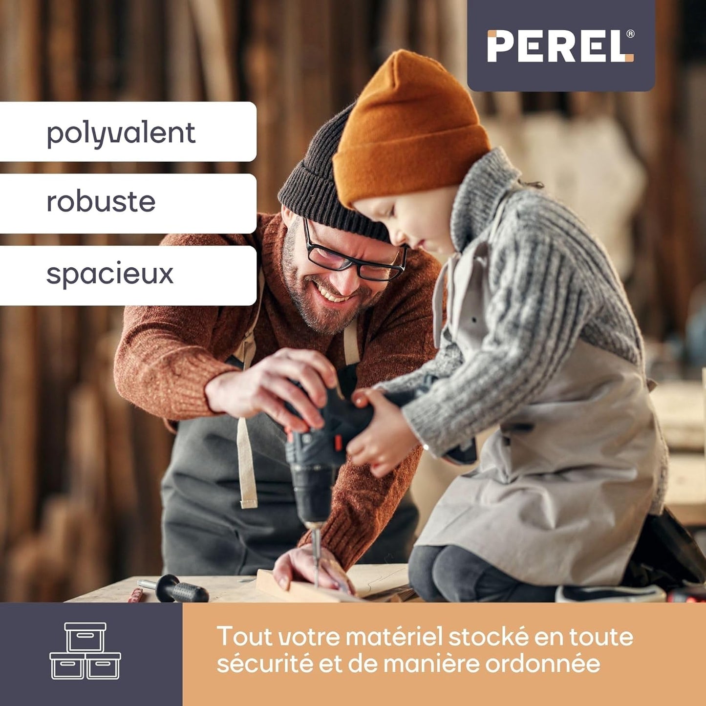 Caisse à outils 22 pouces