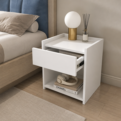 Table de nuit Blanc